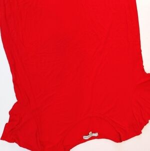 Crew Neck Stretchy Rayon Shirt M